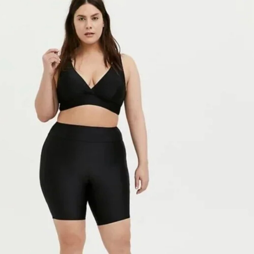 Torrid High-Rise 9 Inch Swim Bike Short
